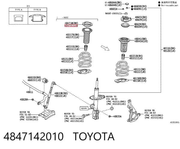 4847142010 Toyota