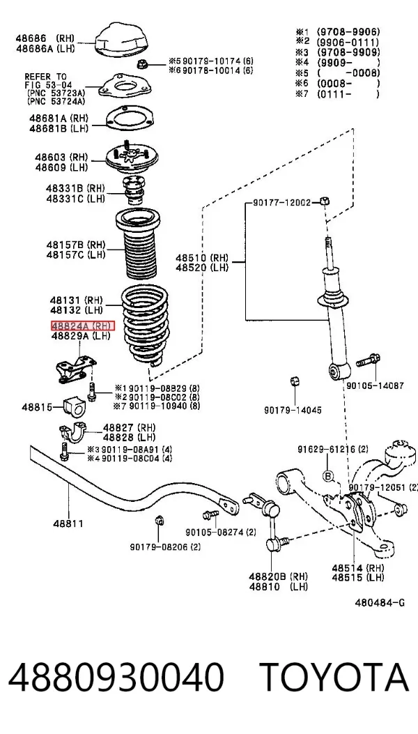  4880930040 Toyota