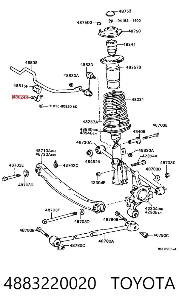  4883220020 Toyota