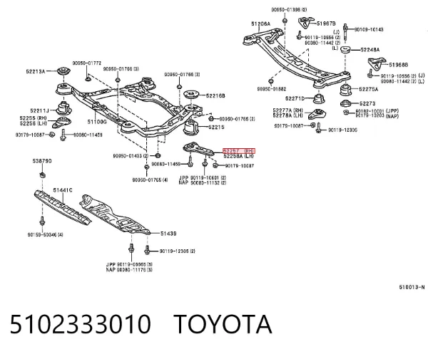  5102333010 Toyota