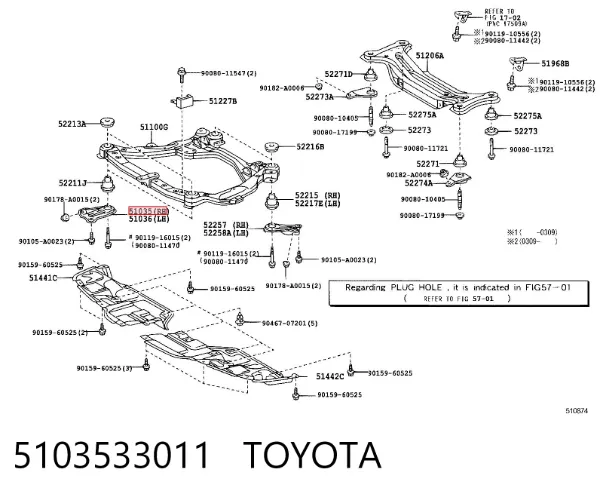  5103533011 Toyota