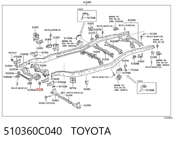  510360C040 Toyota