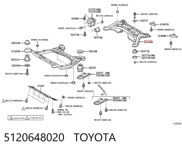 Балка задня Lexus RX 300