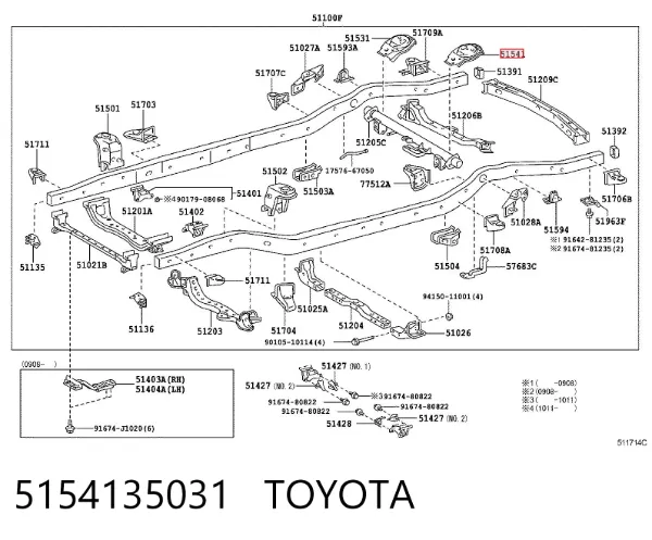  5154135031 Toyota