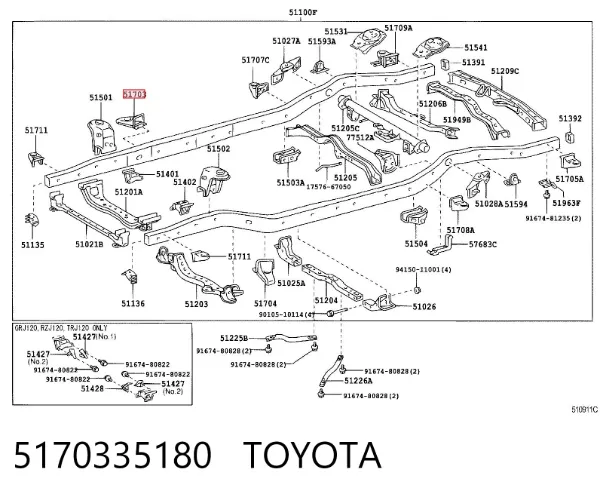  5170335180 Toyota