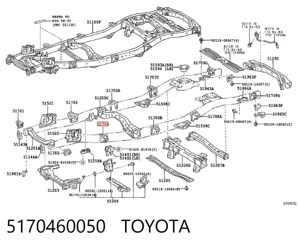  5170460050 Toyota