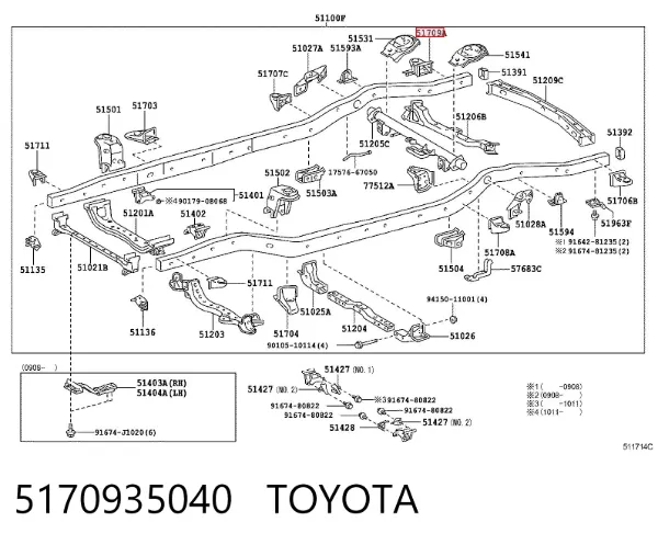  5170935040 Toyota