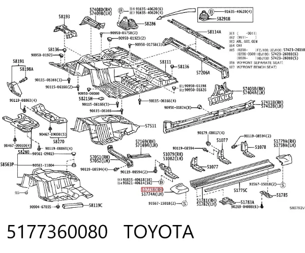  5177360080 Toyota