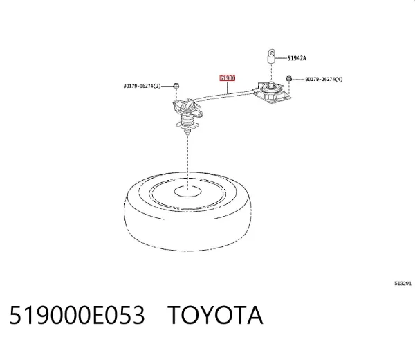  519000E053 Toyota