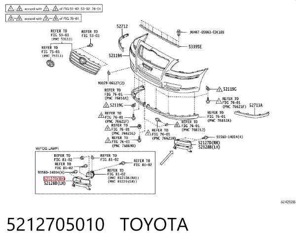  5212705010 Toyota