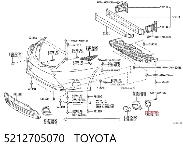  5212705070 Toyota