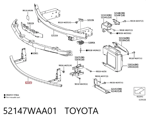 52147WAA01 Toyota