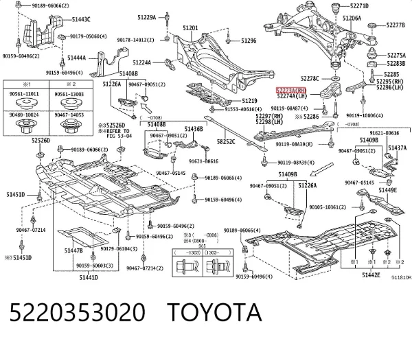  5220353020 Toyota
