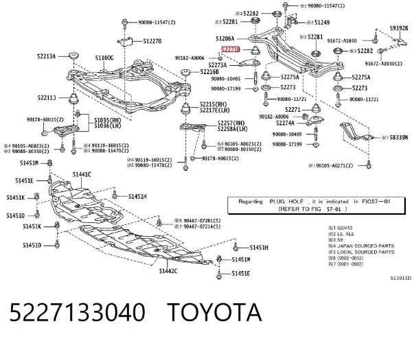  5227133040 Toyota