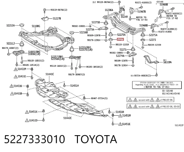  5227333010 Toyota