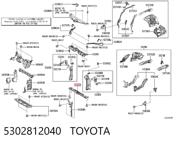  5302812040 Toyota