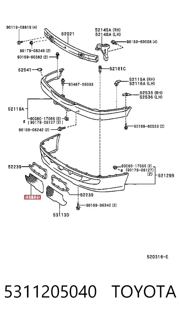  5311205040 Toyota