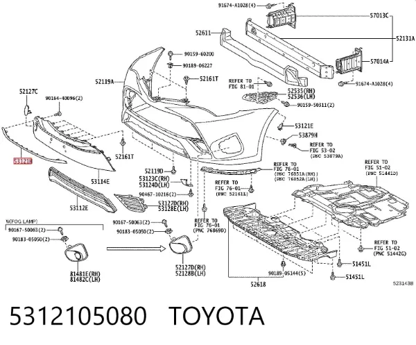  5312105080 Toyota