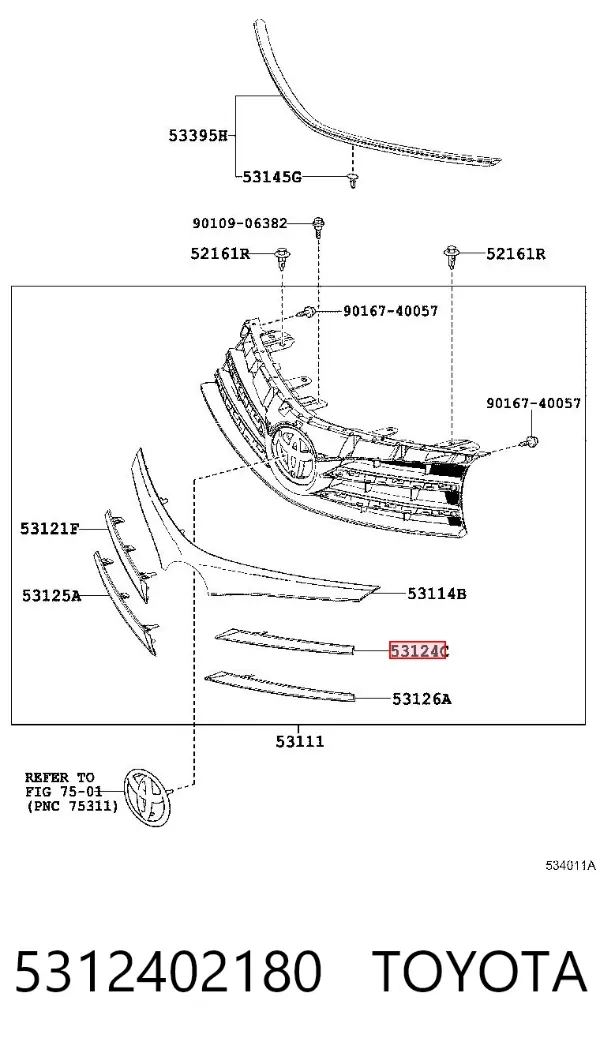  5312402180 Toyota