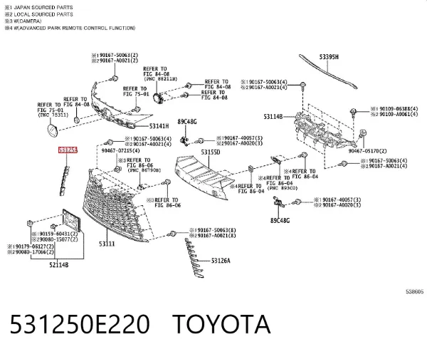  531250E220 Toyota
