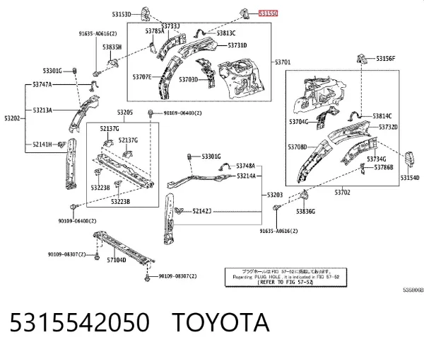  5315542050 Toyota