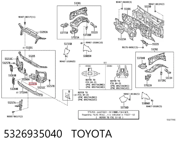  5326935040 Toyota