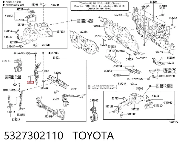  5327302110 Toyota