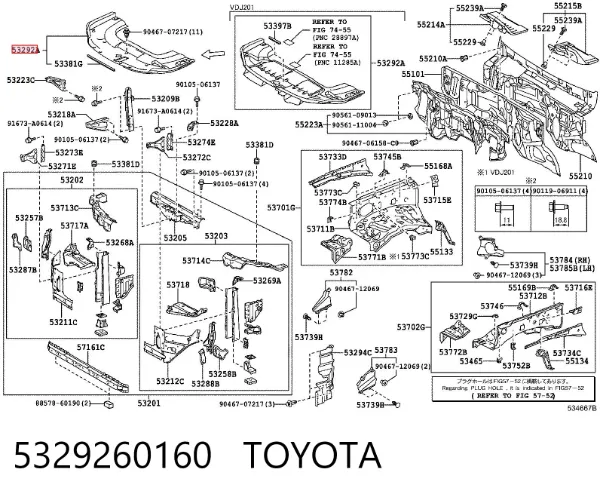  5329260160 Toyota