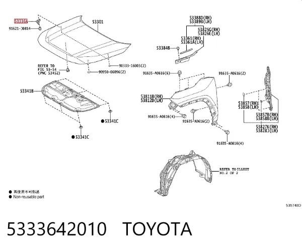  5333642010 Toyota