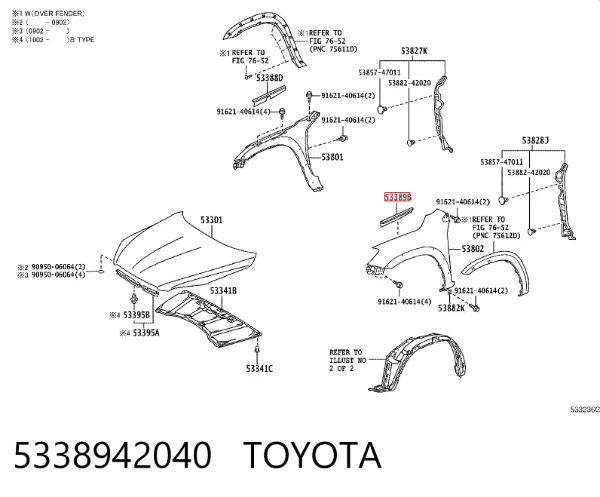  5338942040 Toyota