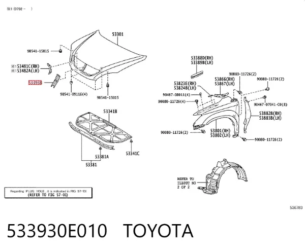  533930E010 Toyota