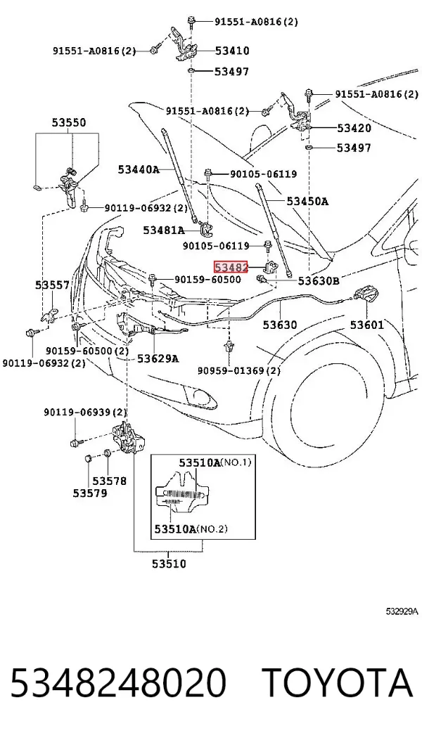  5348248020 Toyota