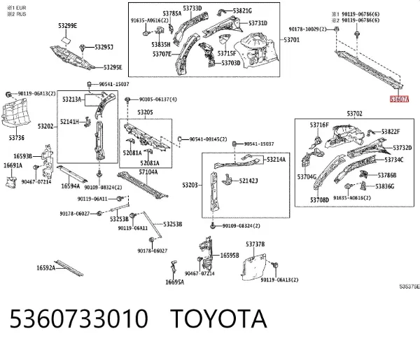  5360733010 Toyota