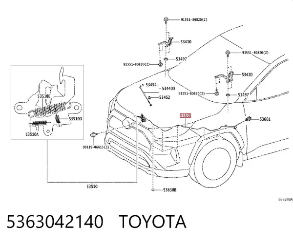  5363042140 Toyota