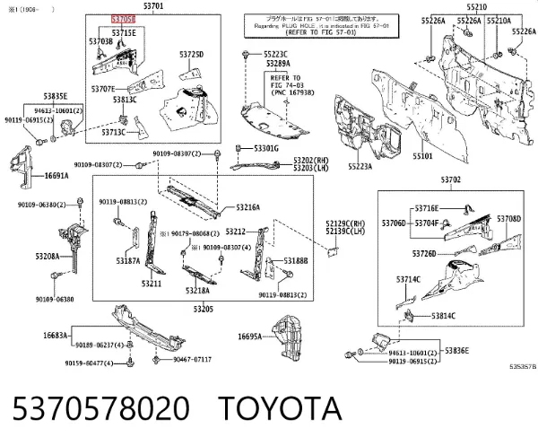 5370578020 Toyota