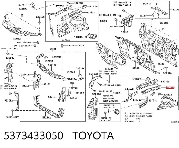  5373433050 Toyota