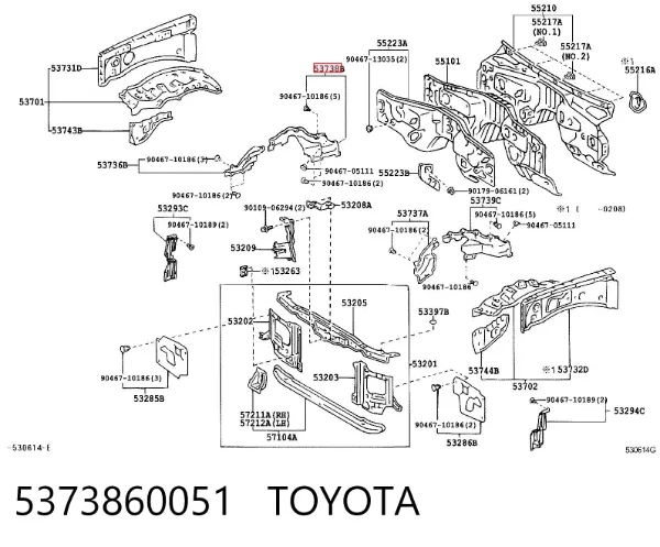  5373860051 Toyota
