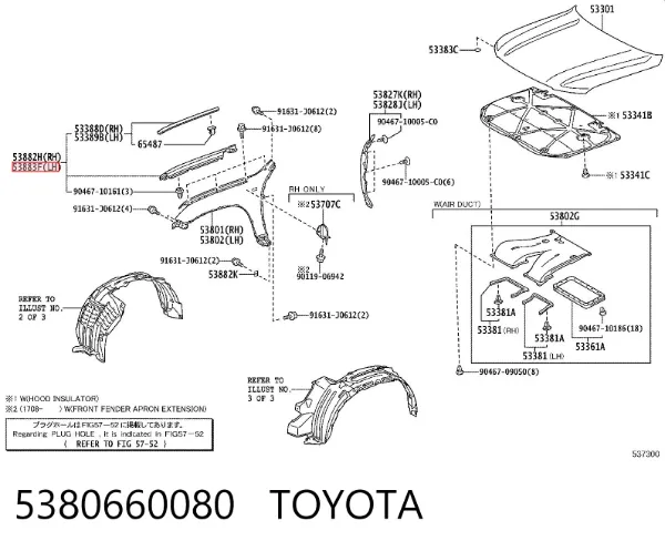  5380660080 Toyota