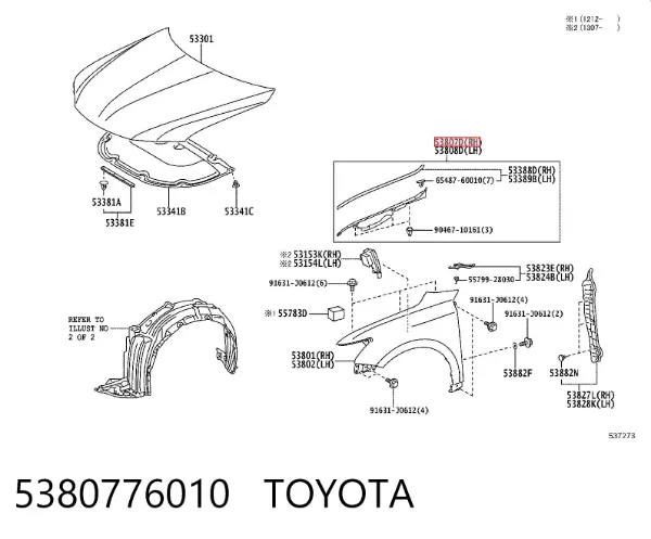  5380776010 Toyota