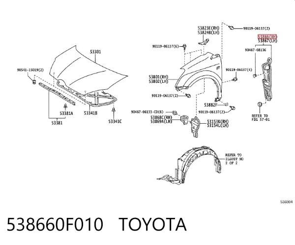  538660F010 Toyota