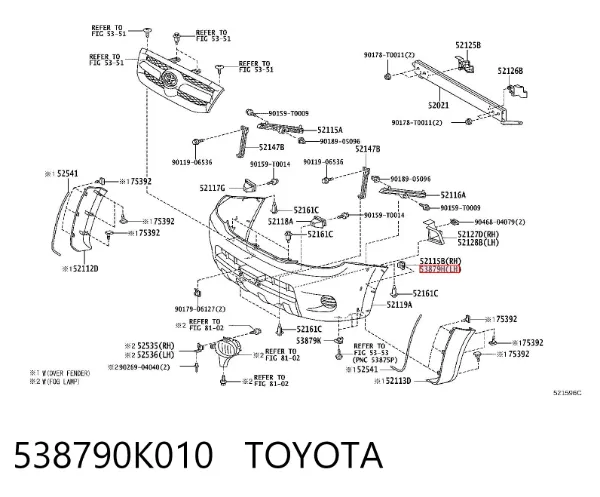  538790K010 Toyota