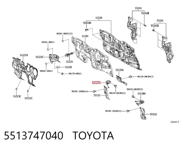  5513747040 Toyota