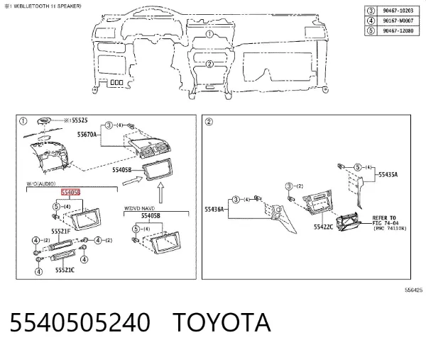  5540505240 Toyota