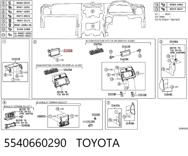 5540660290 Toyota