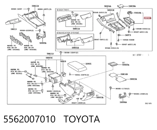  5562007010 Toyota