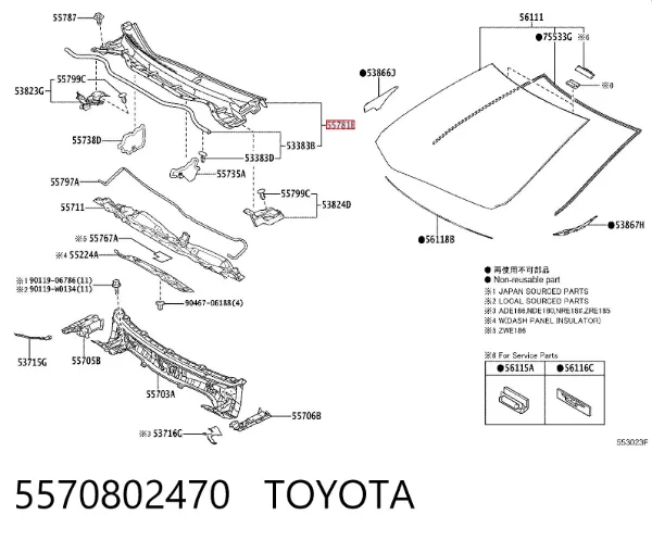  5570802470 Toyota