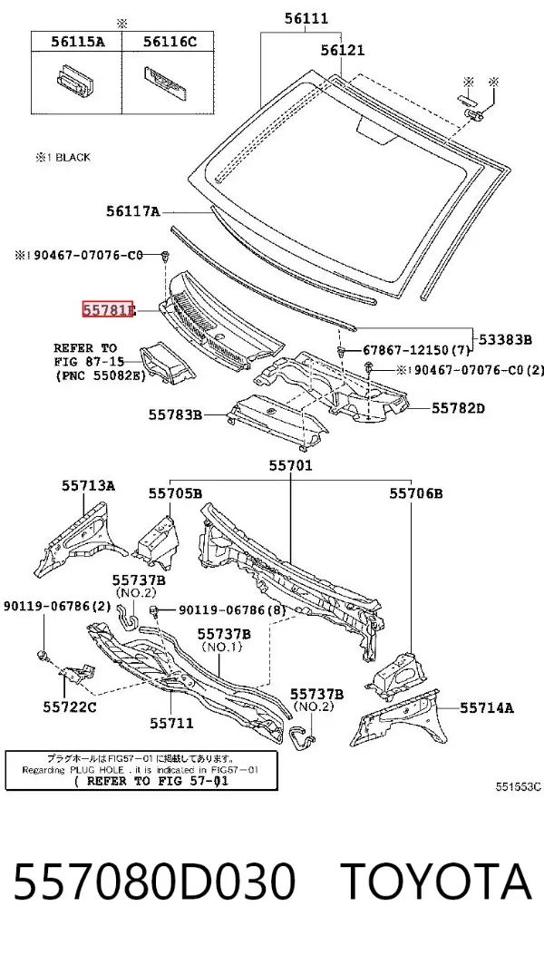  557080D030 Toyota