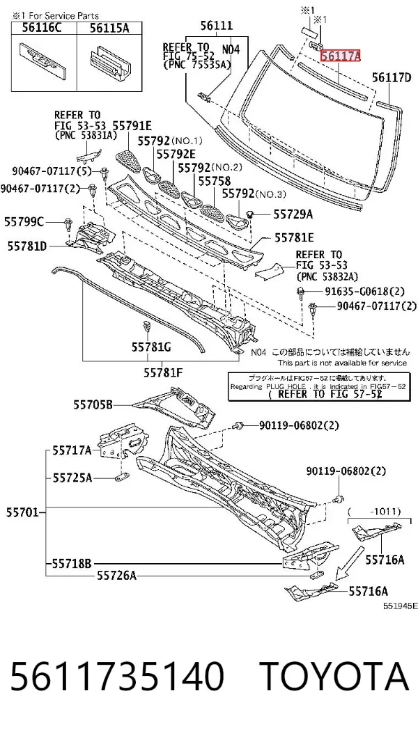  5611735140 Toyota