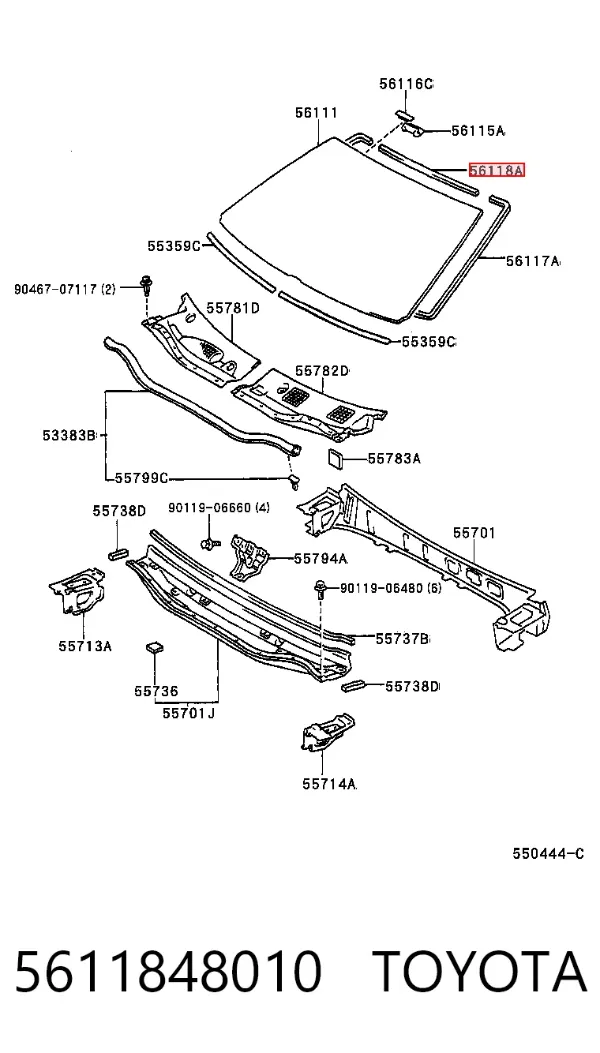  5611848010 Toyota