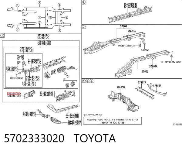  5702333020 Toyota